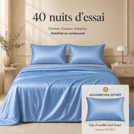 Couverture en Satin Rafraîchissant pour l'été Leonahome™