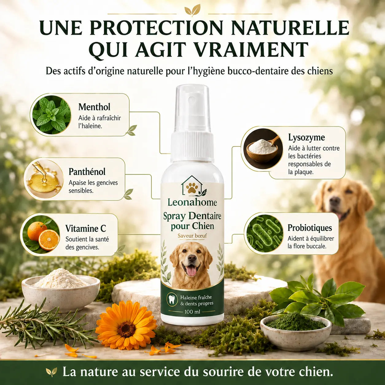 Spray Soin Buccodentaire pour Chien - Leonahome ™